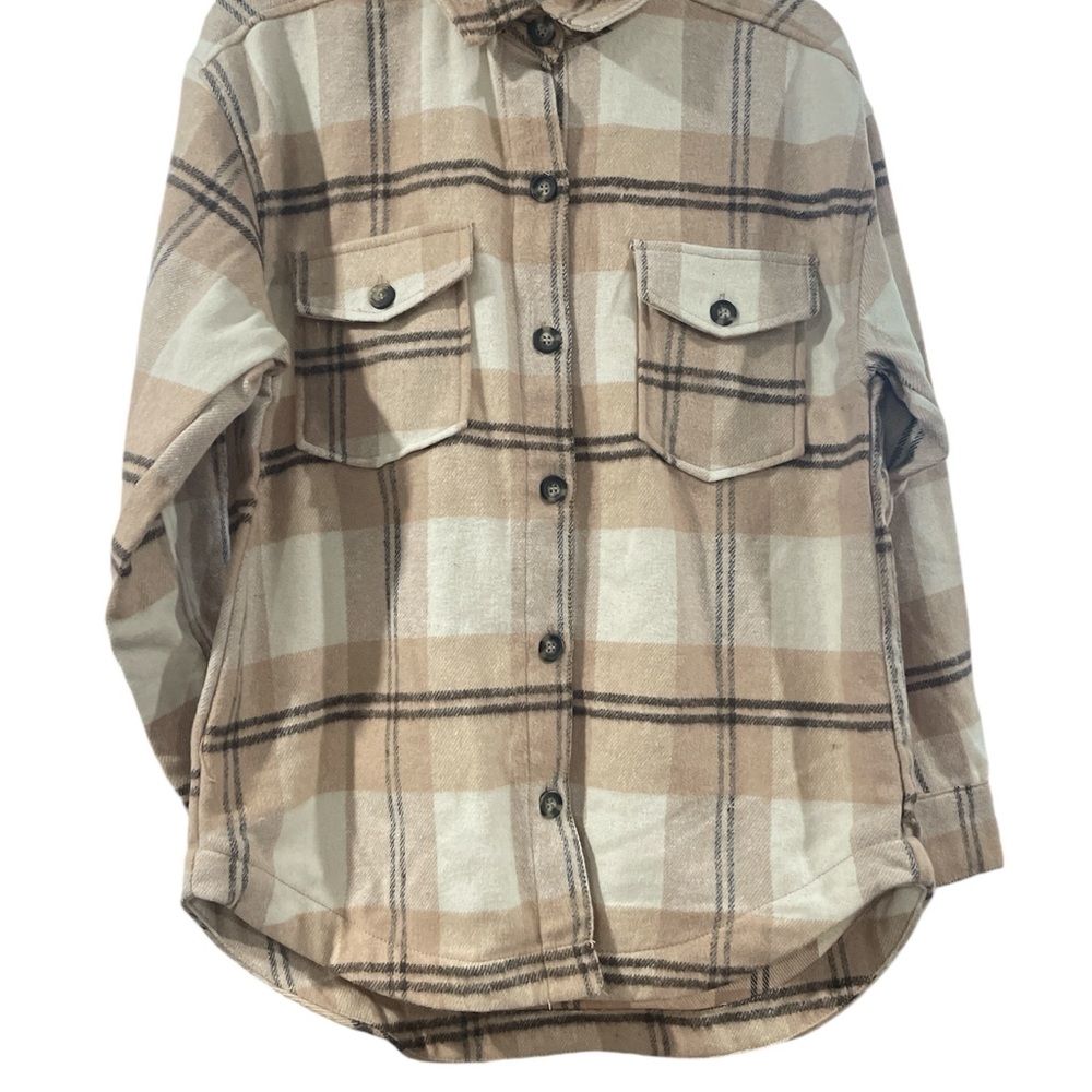 New with tag YMI Plaid Button-Up Shacket